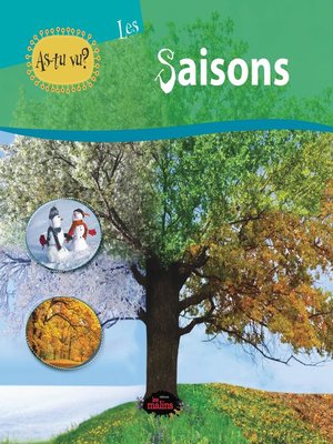 cover image of As-tu vu? Les saisons